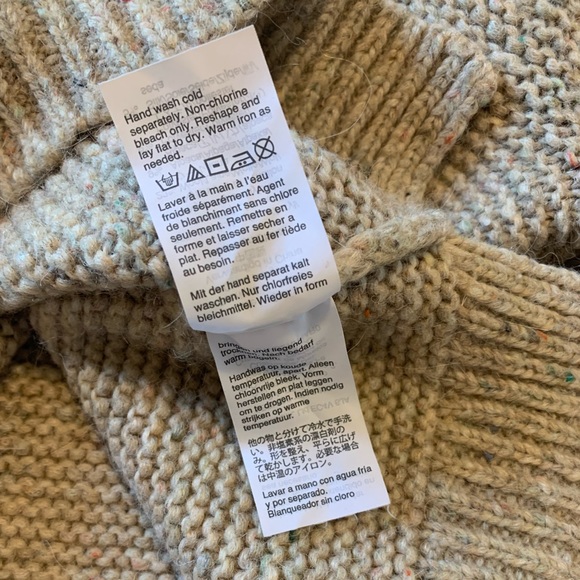 Madewell Flecked Wide-Sleeve Pullover Sweater - Picture 14 of 16